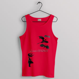 Dragons Game of Thrones Banksy Red Tank Top