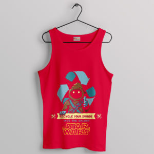 Droid Saviors Jawa Recycling Mission Red Tank Top