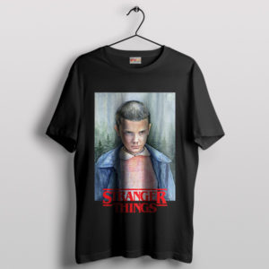 Eleven Bloodline Stranger Things Mystery Black T-Shirt