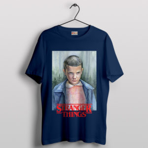 Eleven Bloodline Stranger Things Mystery Navy T-Shirt