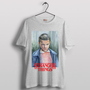 Eleven Bloodline Stranger Things Mystery Sport Grey T-Shirt