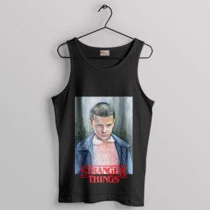 Eleven Secrets Stranger Things Blood Black Tank Top