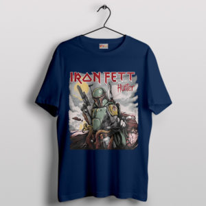 Fear of the Dark Iron Boba Fett Navy T-Shirt