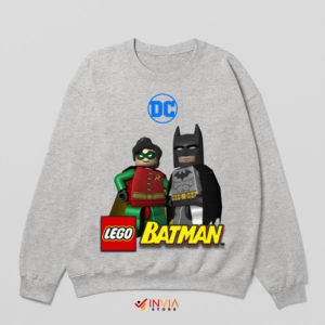 Gotham in Bricks LEGO Batman Fan Art Sport Grey Sweatshirt