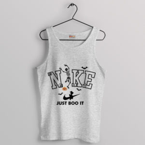 Halloween Fashion King Boo Nike Sport Grey Tank Top