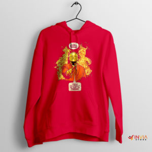 Handshake Morrison Treat Yourself Chic Red Hoodie