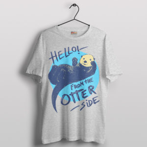 Hello from the Otter Side Panda Sport Grey T-Shirt