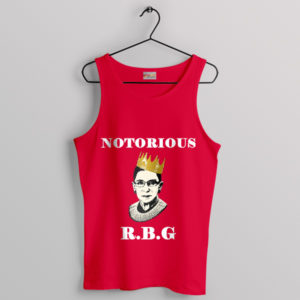 Judicial Legend Notorious RBG Red Tank Top