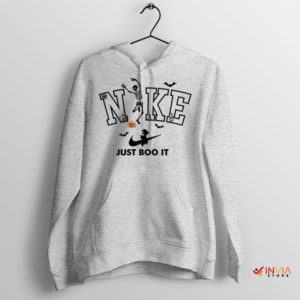 King Boo Just Boo It Halloween Nike Sport Grey Hoodie