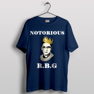 Legacy Notorious Ruth Bader Ginsburg Navy T-Shirt