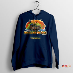 Lightspeed Vandalorian Car Mandalorian Navy Hoodie