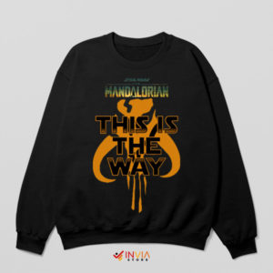 Mandalorian Heritage Mythosaur Symbol Black Sweatshirt