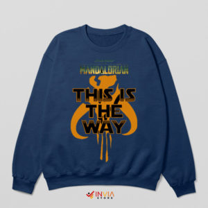 Mandalorian Heritage Mythosaur Symbol Navy Sweatshirt