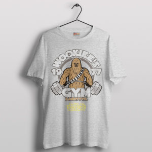 May the Gains Be with You Wookie Sport Grey T-Shirt