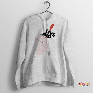 Musical Unity Live Aid Legends 1985 Sport Grey Hoodie