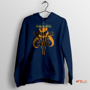 Mythosaur Mastery Mandalorian Symbolic Navy Hoodie