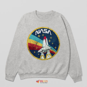 Nostalgia Classic NASA Colors Iconic Sport Grey Sweatshirt