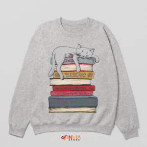 Paws and Relax the Inner Chill Cat Sport Grey Sweatshirt