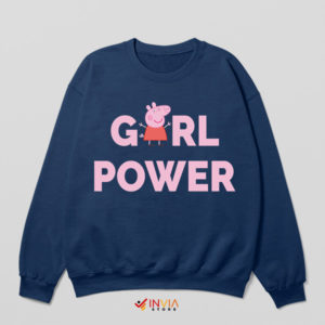 Peppa Girl Power Oink Edition Navy Sweatshirt