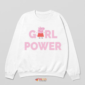 Peppa Girl Power Oink Edition White Sweatshirt