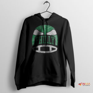 Philly Flashback Retro Helmet Vintage Black Sweatshirt