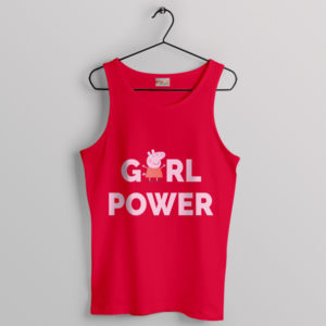 Piggy Powerhouse Peppa Girl Power Red Tank Top