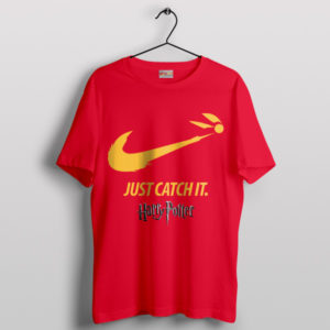 Quidditch Quest Just Catch It Harry Red T-Shirt