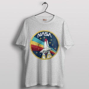 Retro Space Exploration NASA Vintage Sport Grey T-Shirt