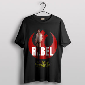 Royal Rebel Alliance Princess Leia Emblem Black T-Shirt