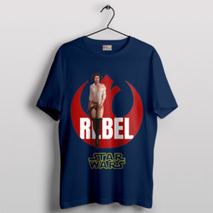 Royal Rebel Alliance Princess Leia Emblem Navy T-Shirt