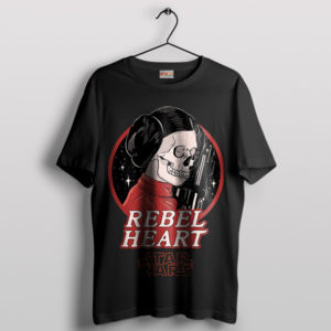 Skull Crown Rebellion Princess Rebel Black T-Shirt