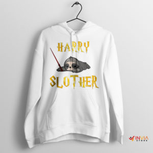 Slothamazing Adventures Harry Slother White Hoodie