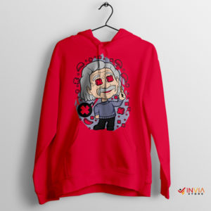 Smart Style Statement Chibi Einstein Red Hoodie