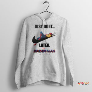 Spidey Slumber Nike Just Do It Later Sport Grey Hoodie