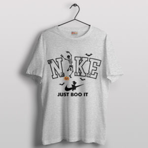 Spooky Swoosh King Boo Just Boo It Sport Grey T-Shirt