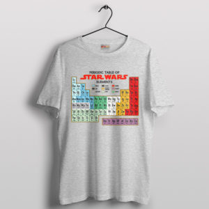 Star Wars Elements Periodic Table FanArt Sport Grey T-Shirt