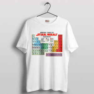 Star Wars Elements Periodic Table FanArt White T-Shirt