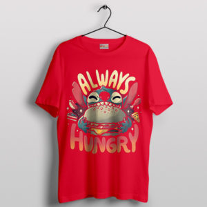 Stitch Appetite Adventures Always Hungry Red T-Shirt