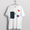 Street Art Doctor Who Heart Balloons T-Shirt