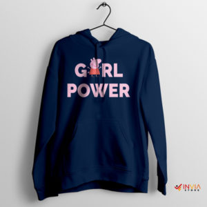 Strength Peppa Girl Power Revolution Navy Hoodie