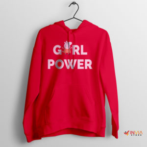 Strength Peppa Girl Power Revolution Red Hoodie