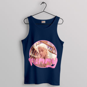 Tasty Tunes Justin Bieber Yummy Navy Tank Top