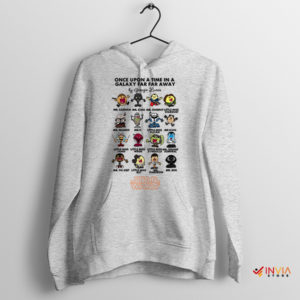 Tiny Rebels in Space Little Miss Mr Men Sport Grey Hoodie