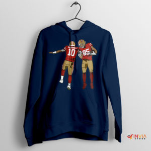 Touchdown Tandem Jimmy G and Kittle Navi Hoodie