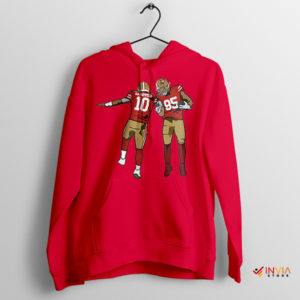 Touchdown Tandem Jimmy G and Kittle Red Hoodie