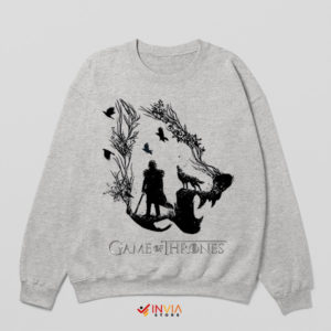 Winterfell Jon Snow Lone Wolf Sport Grey Sweatshirt