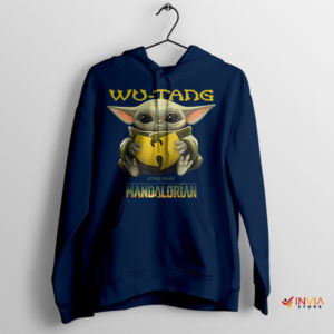 Wu-Tang Force Awakens Baby Yoda Navy Hoodie