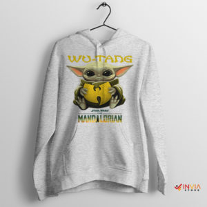 Wu-Tang Force Awakens Baby Yoda Sport Grey Hoodie