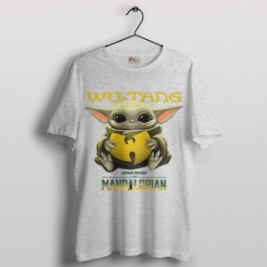 Wu-Tang Galaxy Baby Yoda Clan Sport Grey T-Shirt