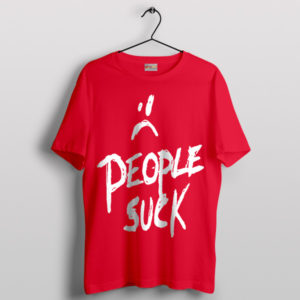 XXXTentacion People Suck Exclusive Red T-Shirt